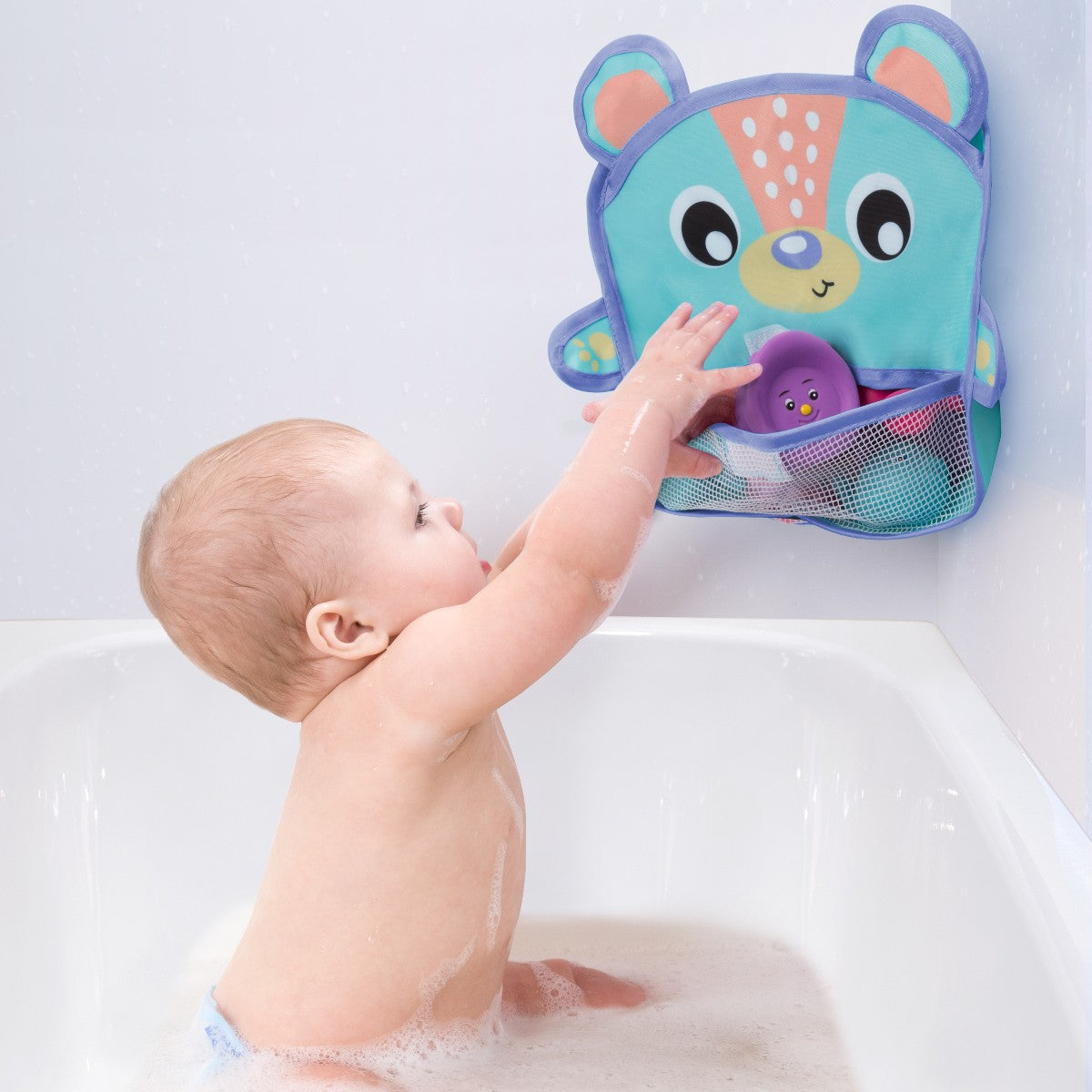 Playgro badetilbehør, Bjørn til opbevaring af badelegetøj