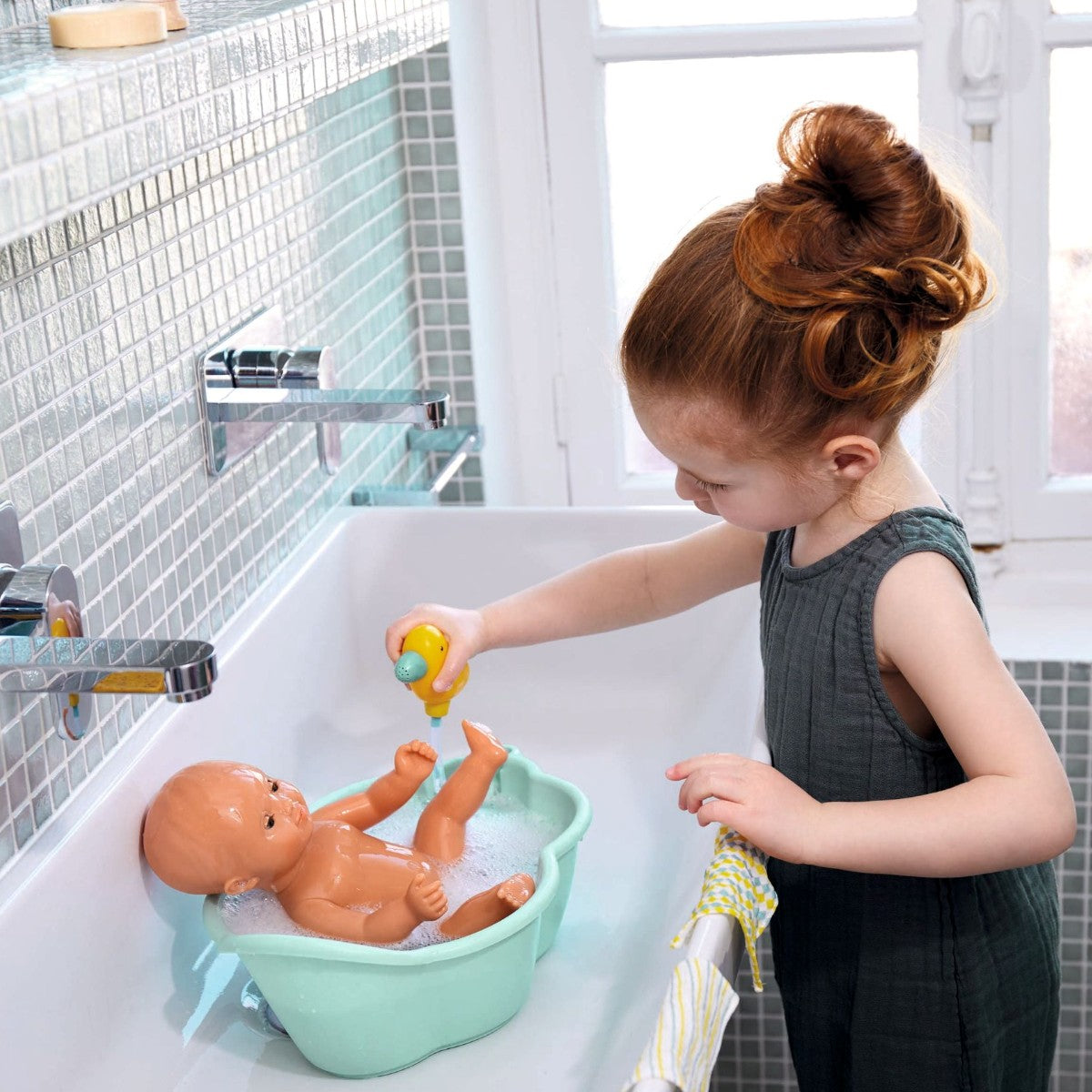Djeco Pomea Bath Doll, Olive