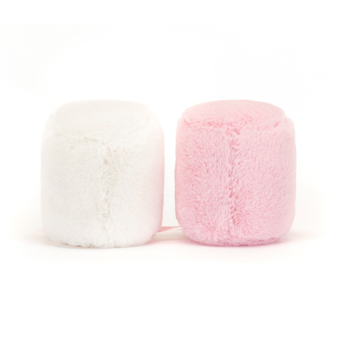 Jellycat Plush Toy, Amuseable Fun, Amuseable White and Pink Marshmallow - 15 cm