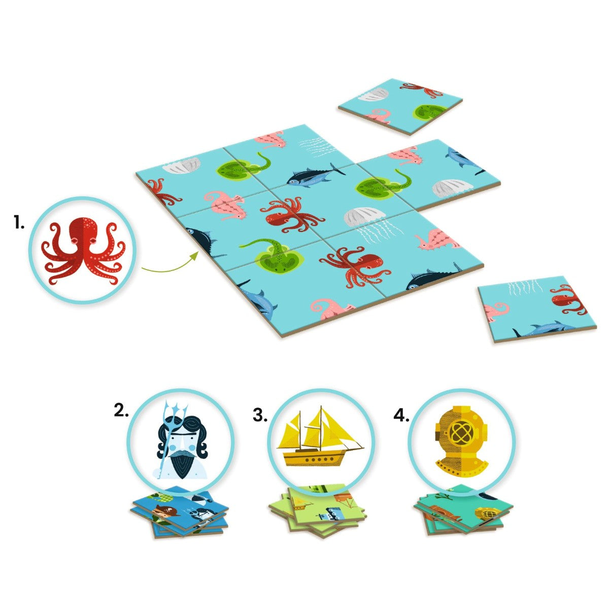 Djeco Game, Sologic – Impossiblo Ocean