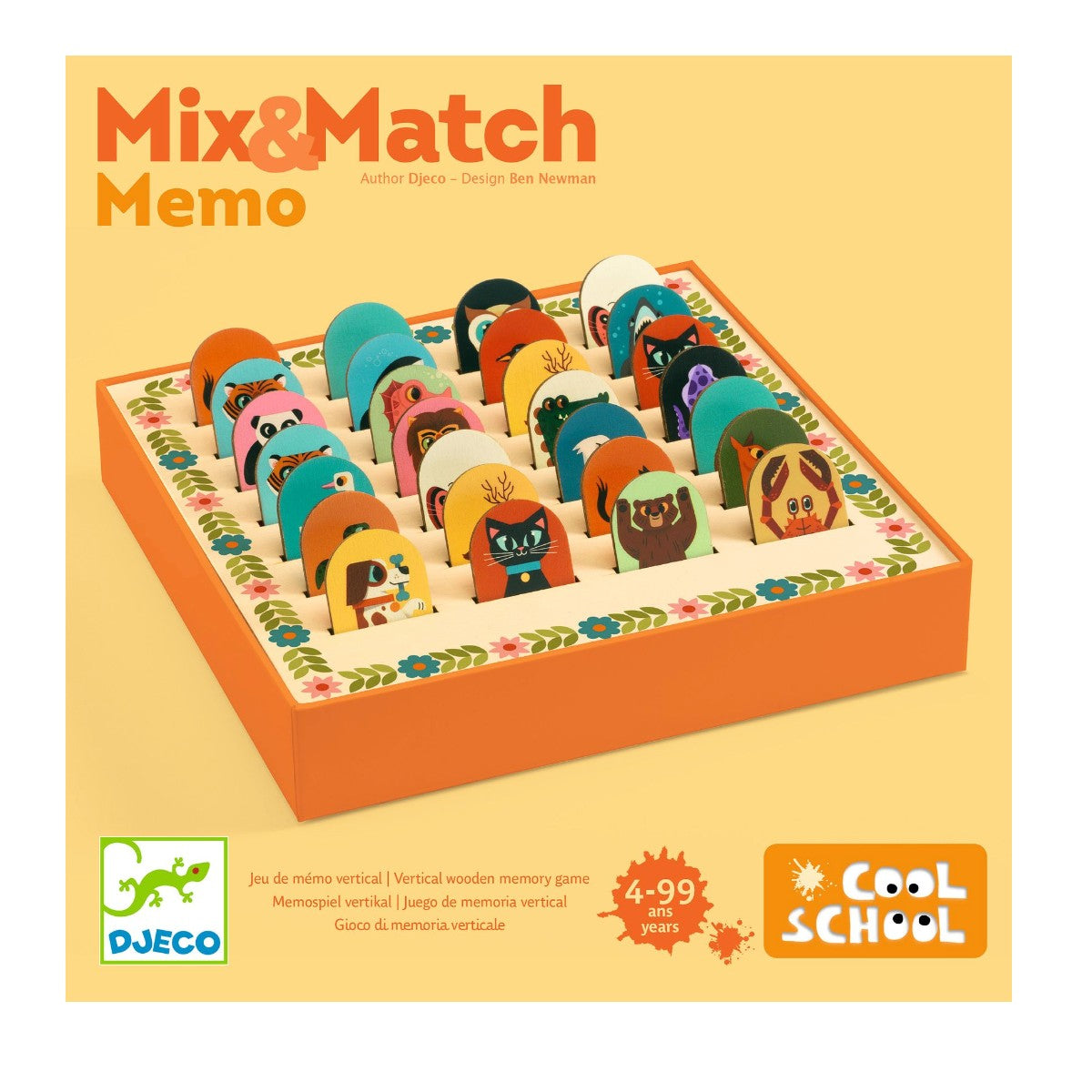 Djeco Spil, Memo mix & match