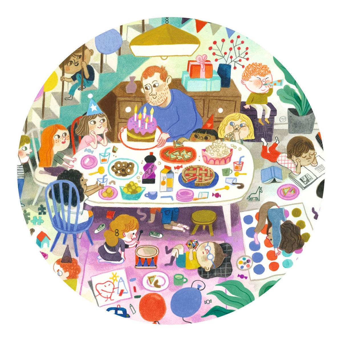 Djeco Observation Puzzle, Birthday - 54 Pieces