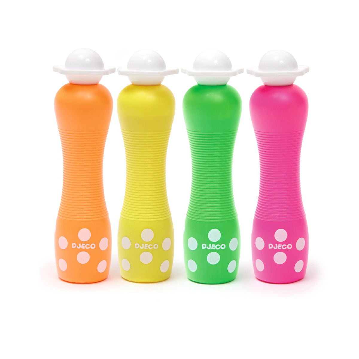 Djeco Foam Dabbers, Set of 4 - Neon