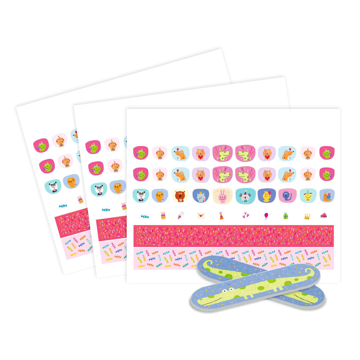 Djeco neglestickers, Happy Birthday!