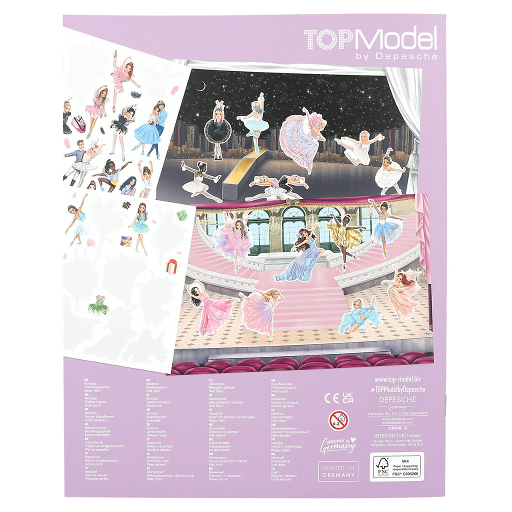 TopModel Sticker Book, Ballet