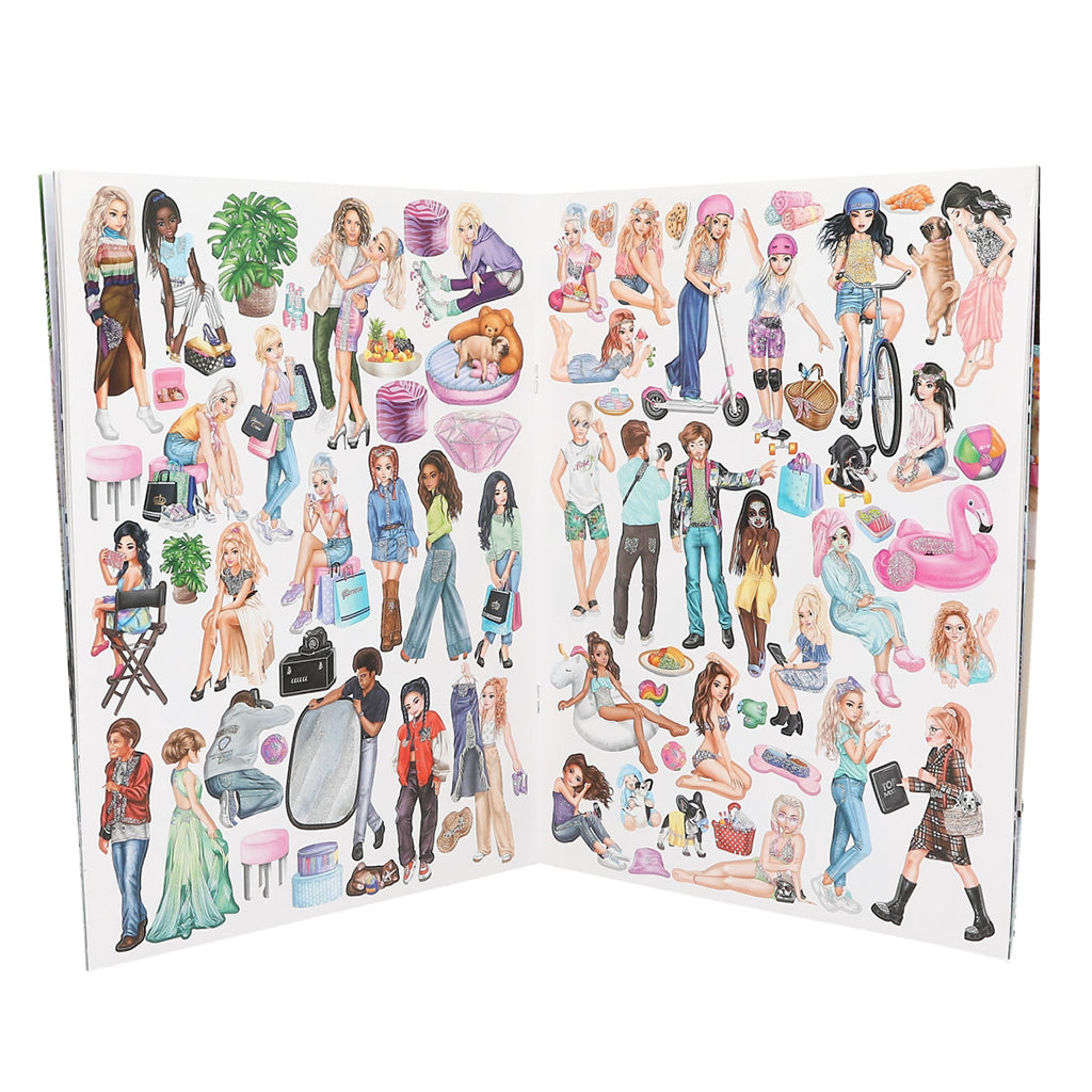 TopModel Sticker World, Sticker Book