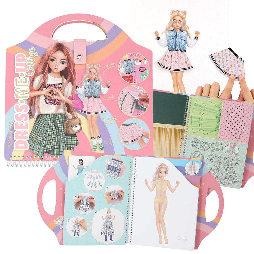 TopModel Dress Me Up collage book m