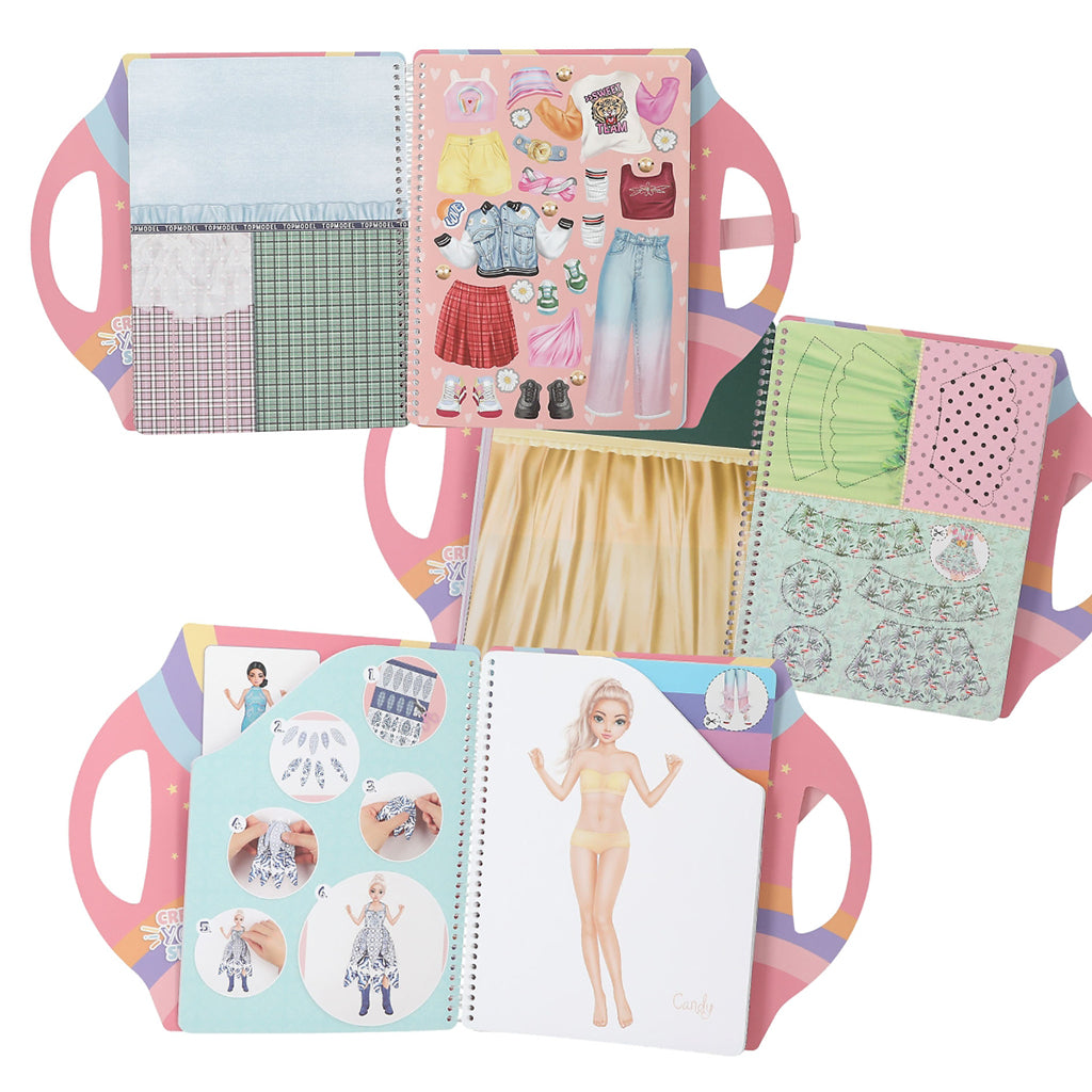 TopModel Dress Me Up collage book m