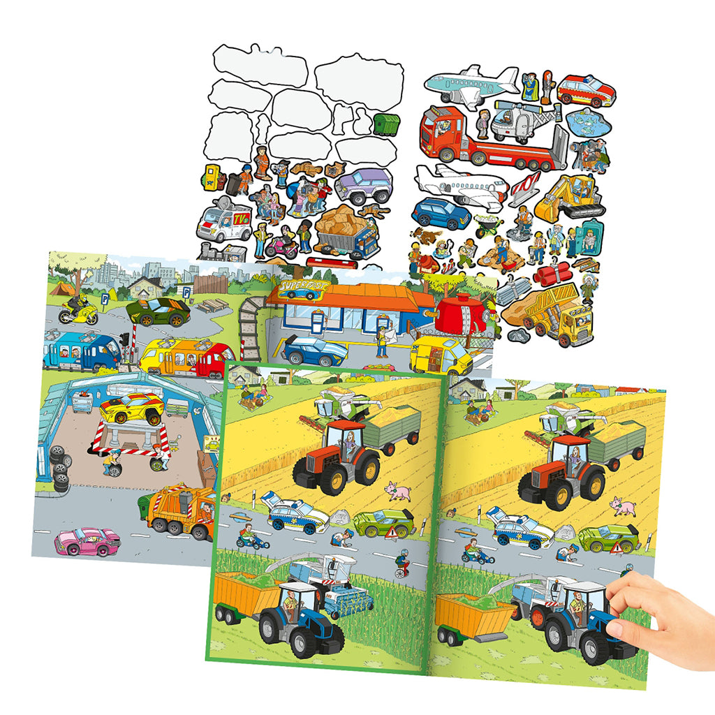 Create Your Own Action World, Sticker Book