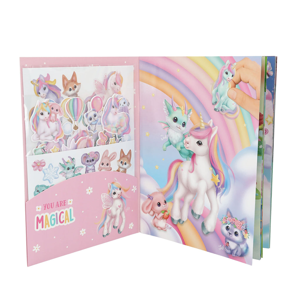 Ylvi Create Your Unicorn, Sticker Book