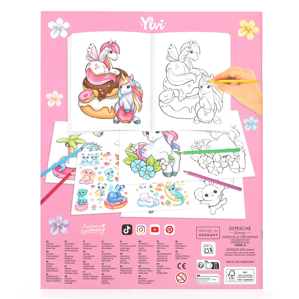Ylvi Create your Unicorn, Malebog