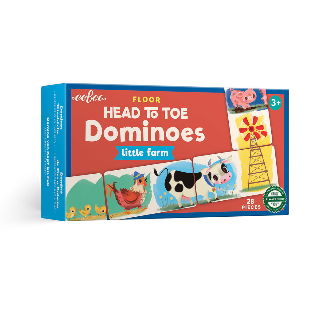 eeBoo Game, Domino - The Farm
