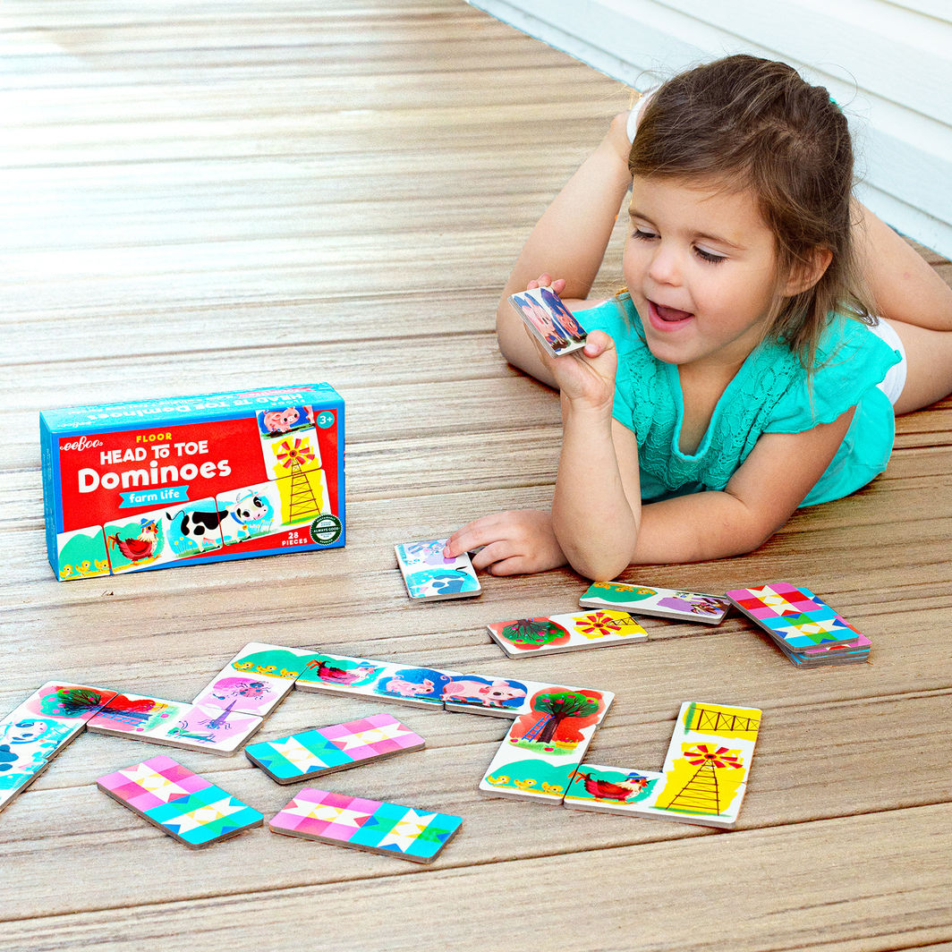 eeBoo Game, Domino - The Farm