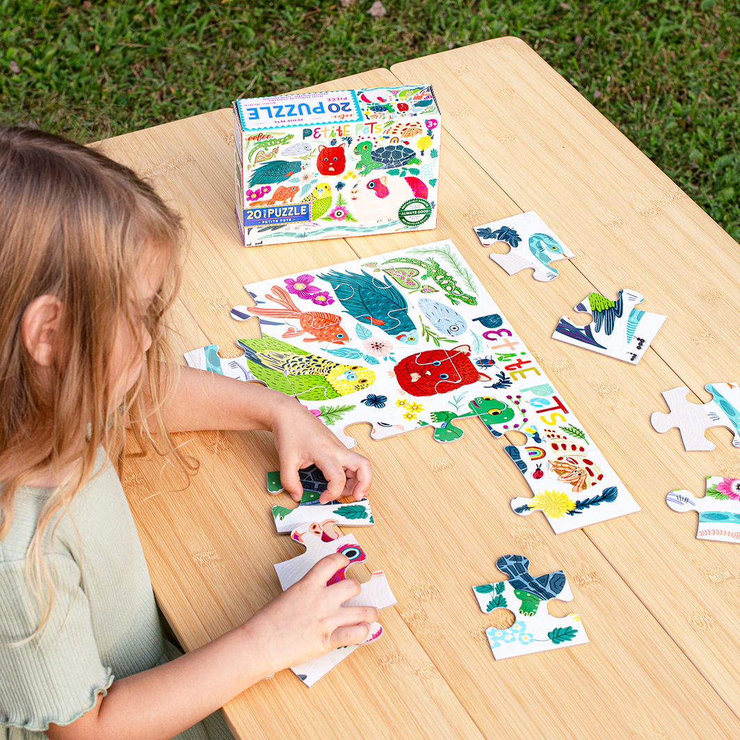 eeBoo Puzzle 20 pcs, Little Pets