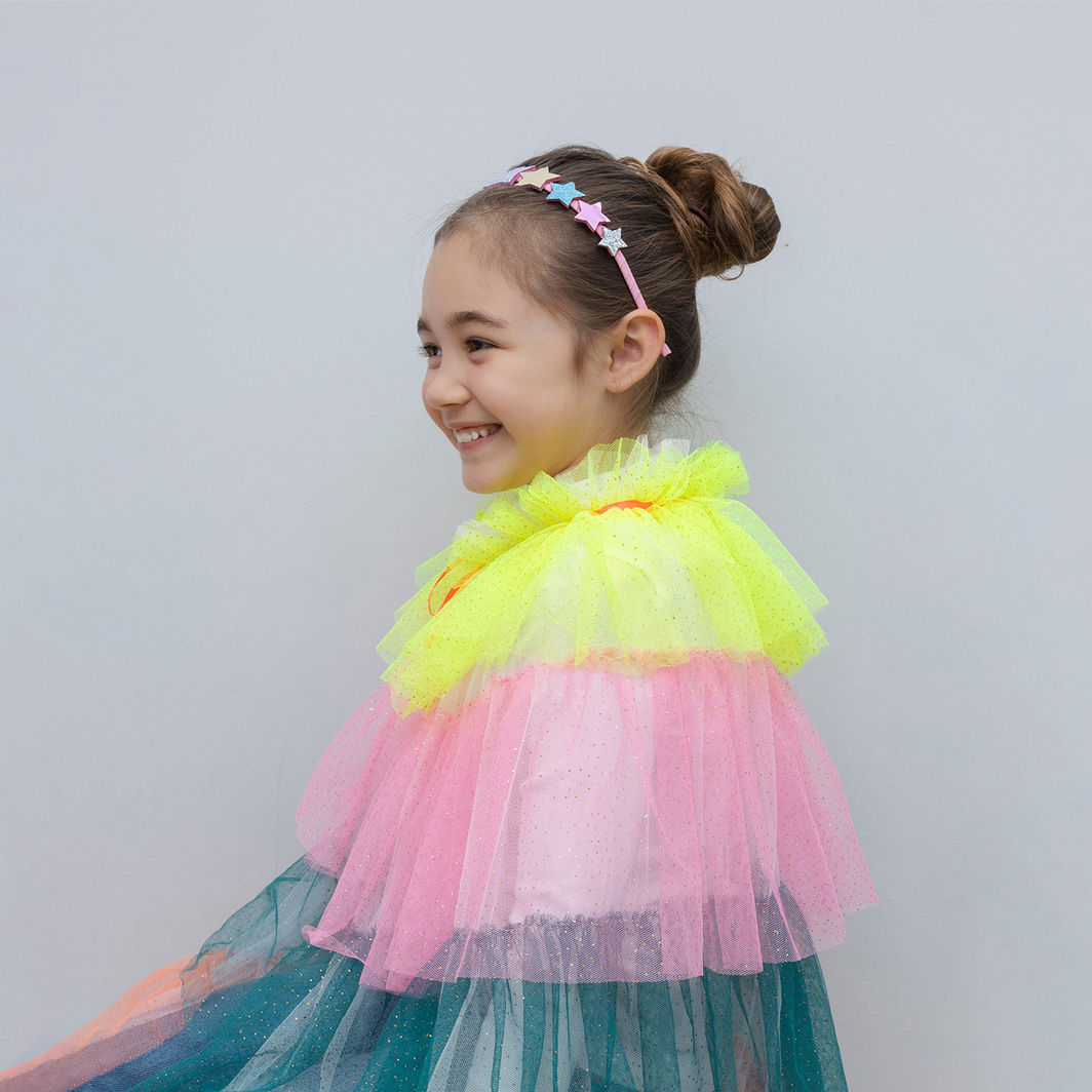 Mimi & Lula Cap - Ruffle Rainbow Party