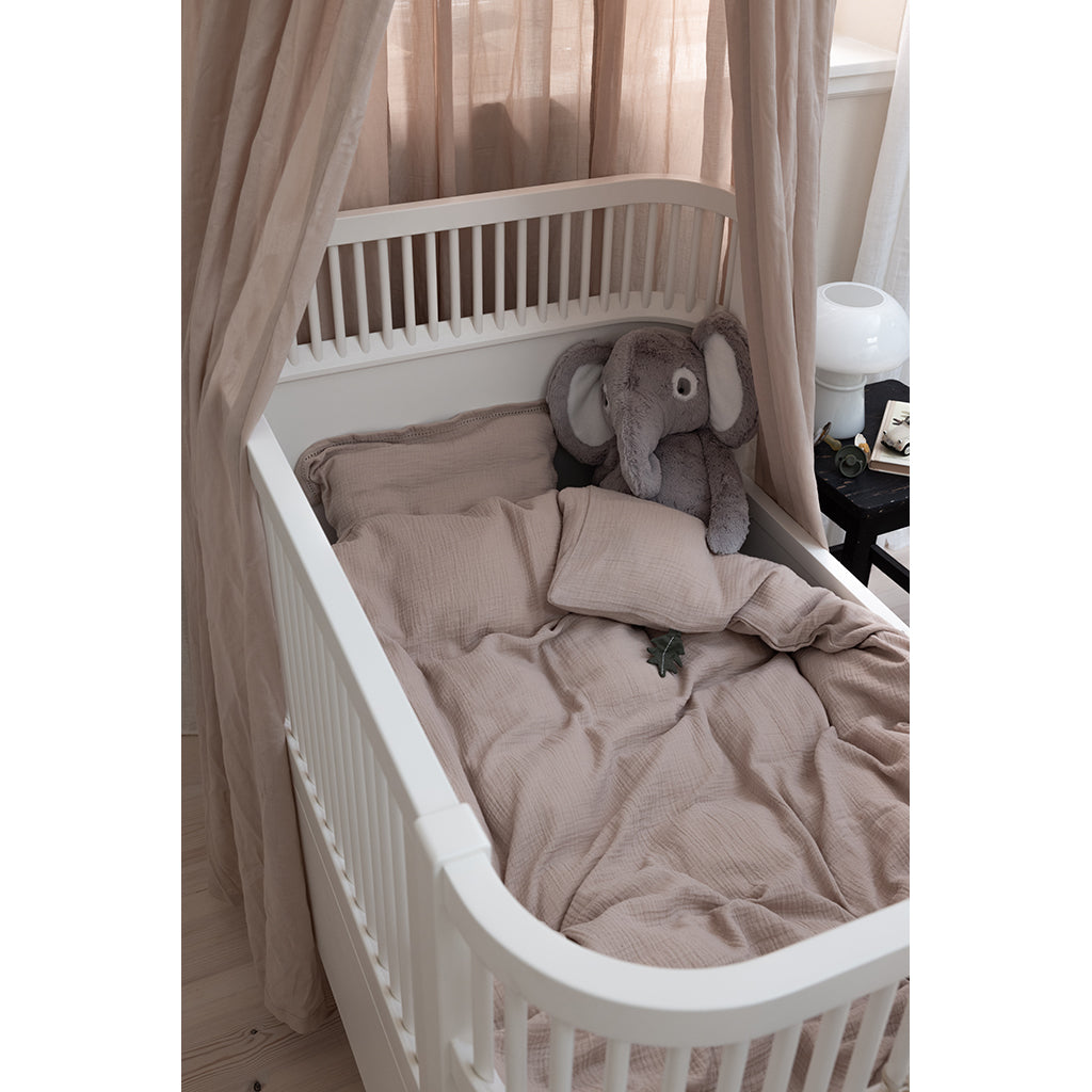 Sebra Junior Duvet Set, Muslin – Seabreeze Beige