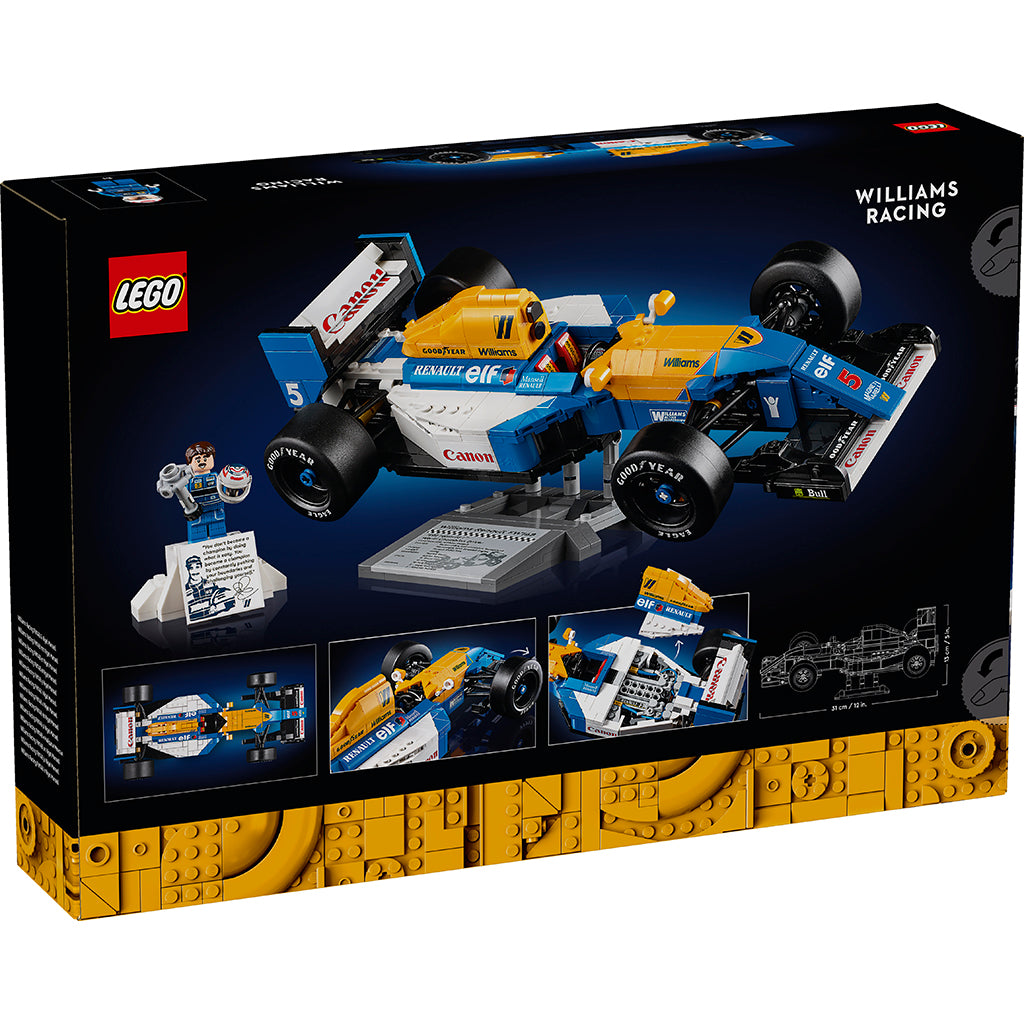 LEGO® Icons, Williams Racing FW14B og Nigel Mansell
