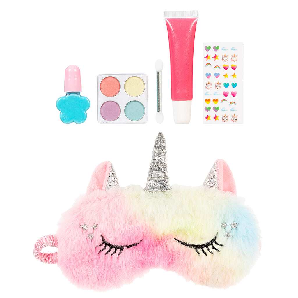 Souza sminkesæt til børn, Gaveæske m make-up og øjenmaske - Unicorn sleepover