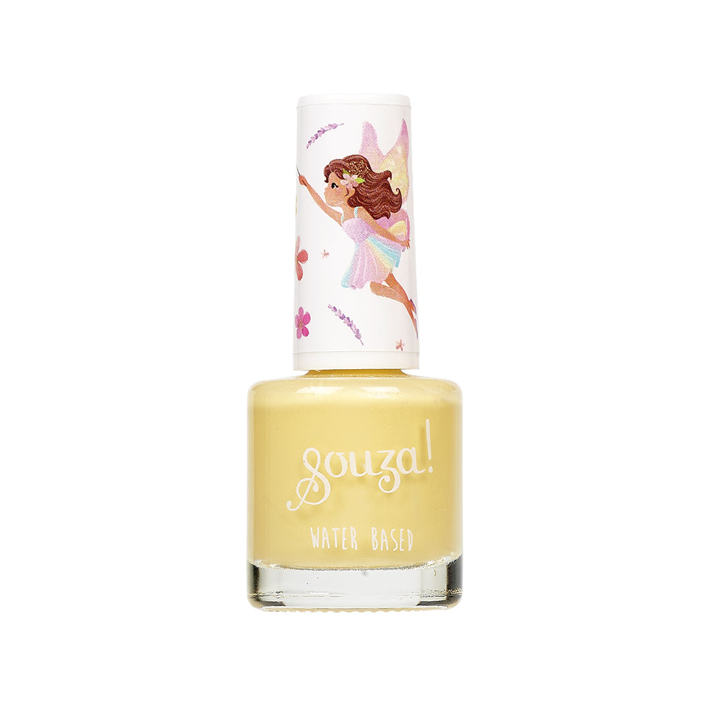 Souza Water-Based Nail Polish for Kids - Yellow Pearl