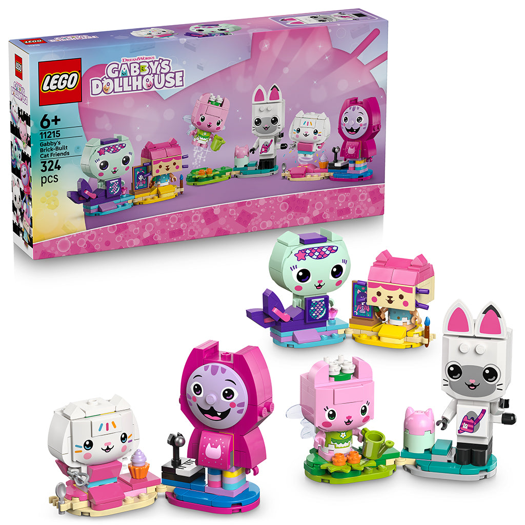 LEGO® Gabbys dukkehus - Gabbys klodsbyggede kattevenner