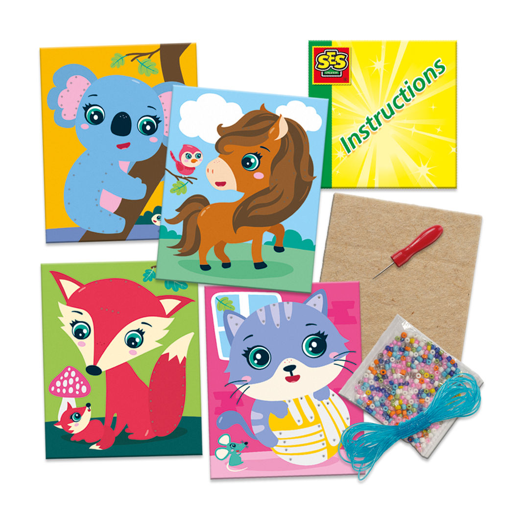 SES Creative Embroidery Cards – Embroider with Glass Beads