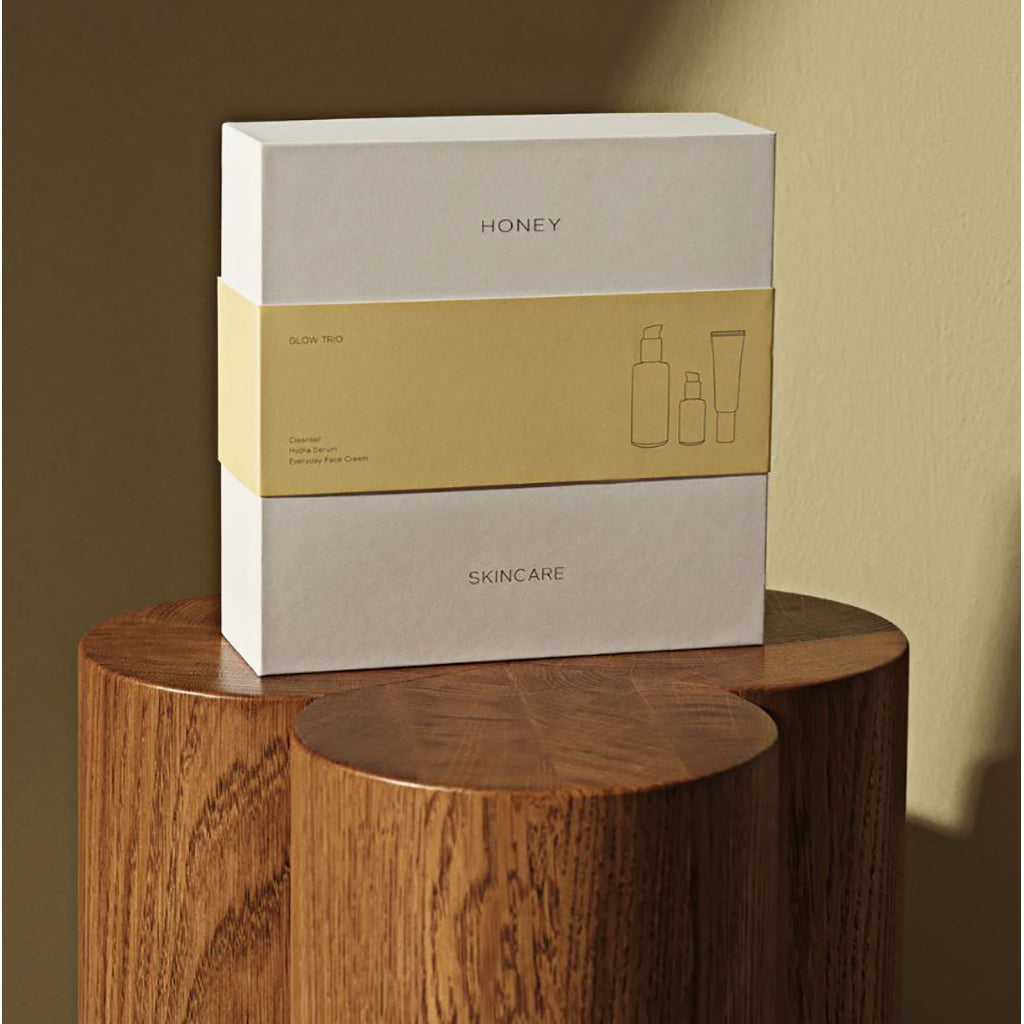 Honey Glow Trio gaveæske, Luksus til ansigtet