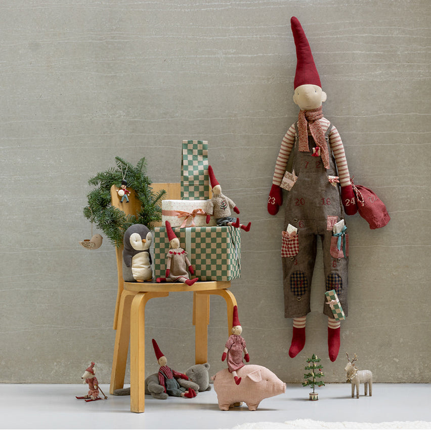 Maileg Christmas, Advent Calendar Pixie, 121 cm - Boy