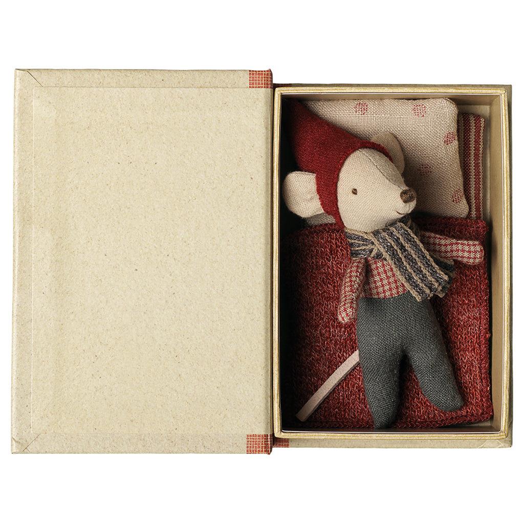 Maileg Christmas Mouse, Baby Mouse in a Book