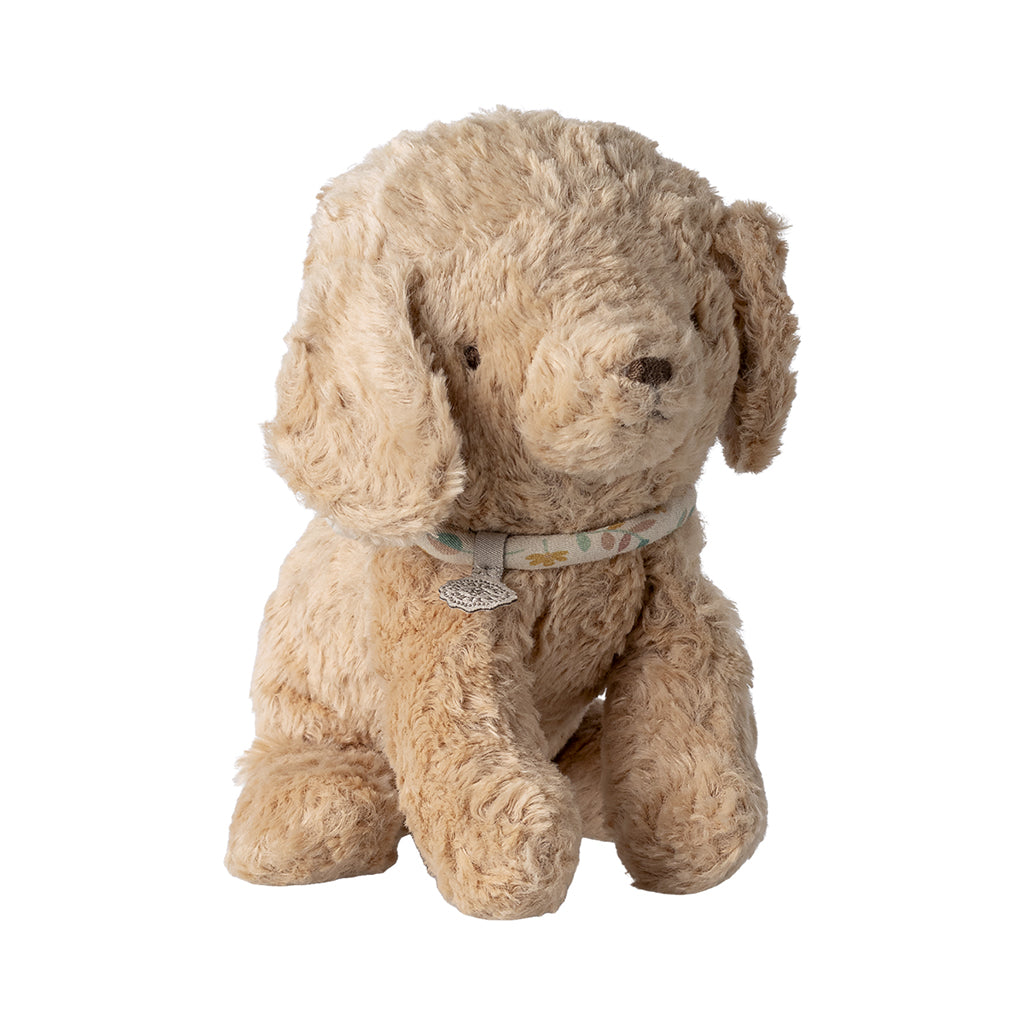 Maileg Plys hundehvalp, Lys rosa