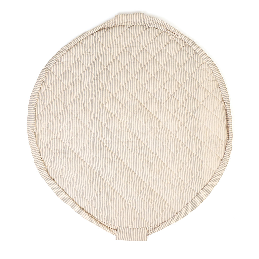 Play&Go 2-in-1 Baby Blanket, Organic - Stripes Blue