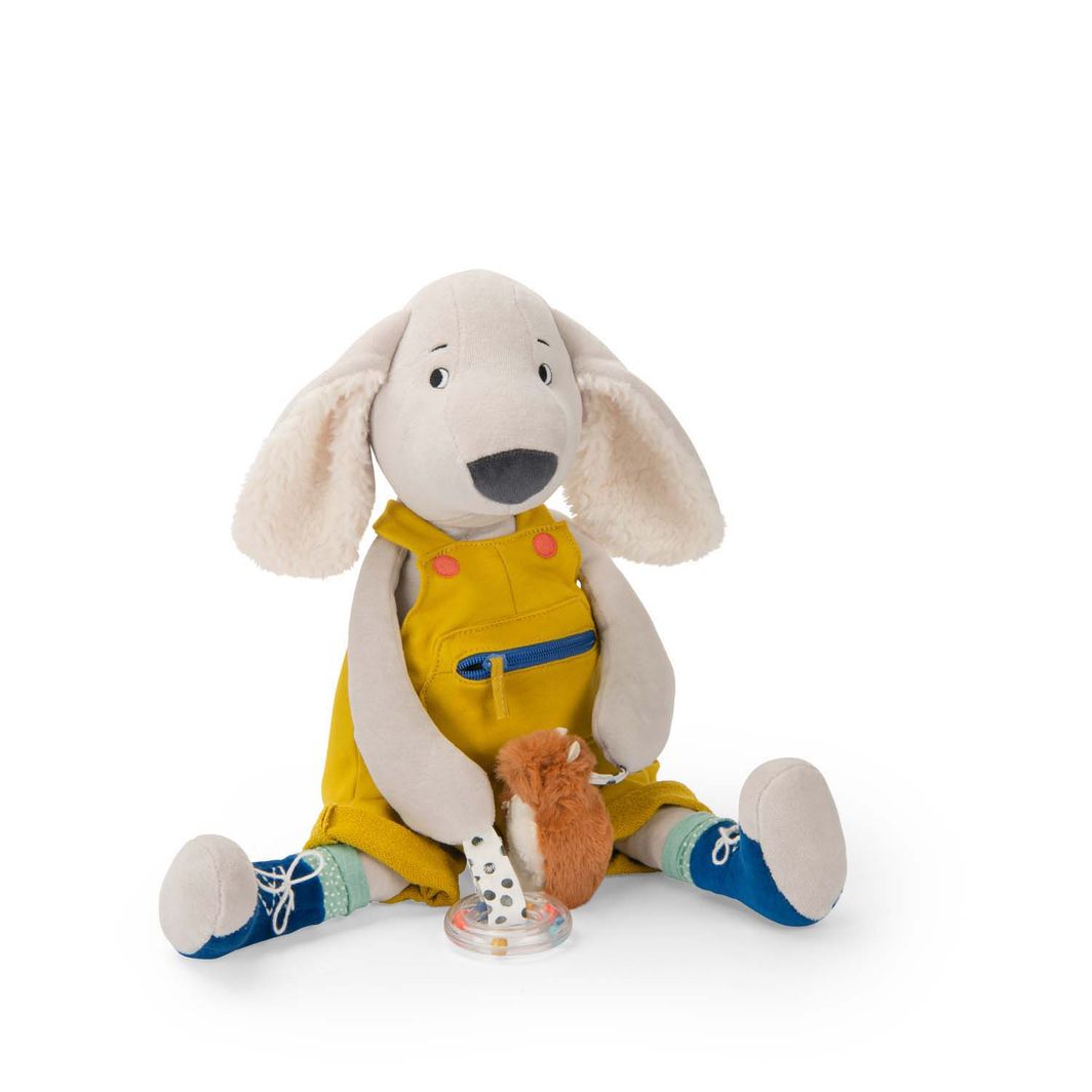 Moulin Roty Aktivitetstøjdyr - Hunden Pilou 56 cm