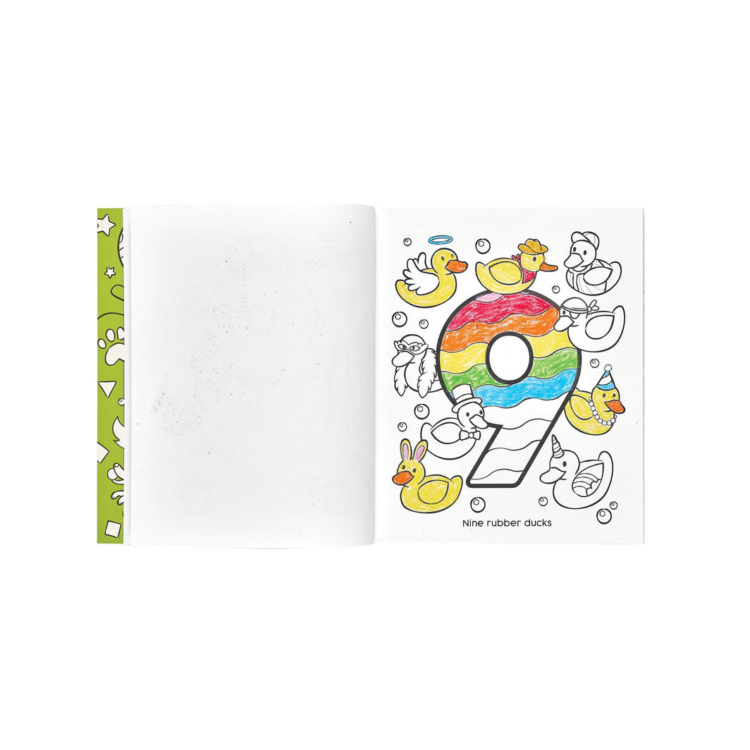 Ooly Coloring Book, Shapes and Numbers