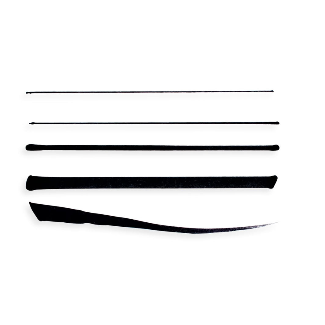 Ooly Black Pens Set of 5, The Ink Works Collection