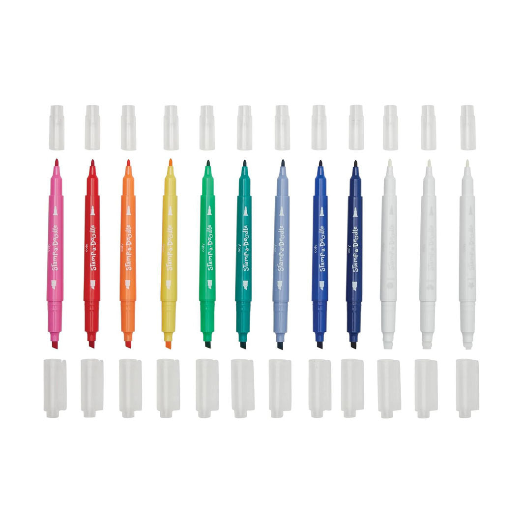 Ooly Trylletusser 12 pcs, Double-Sided - Stamp-A-Doodle