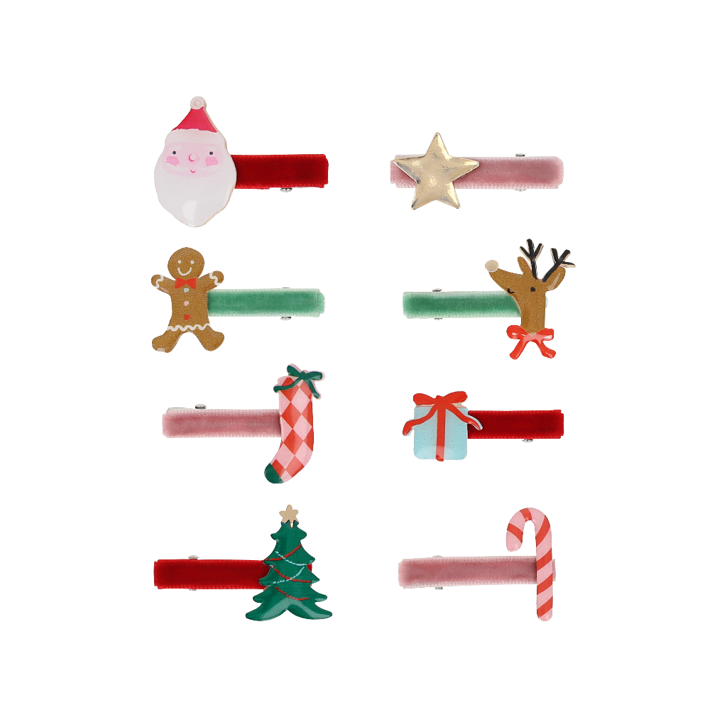 Meri Meri hårspænder, Jolly christmas