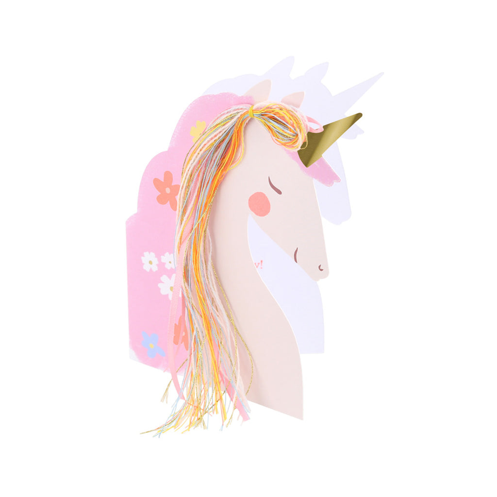 Meri Meri Birthday Card, Unicorn