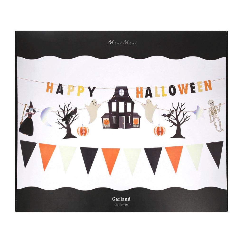Meri Meri Garland, Happy Halloween - 2.4 meters