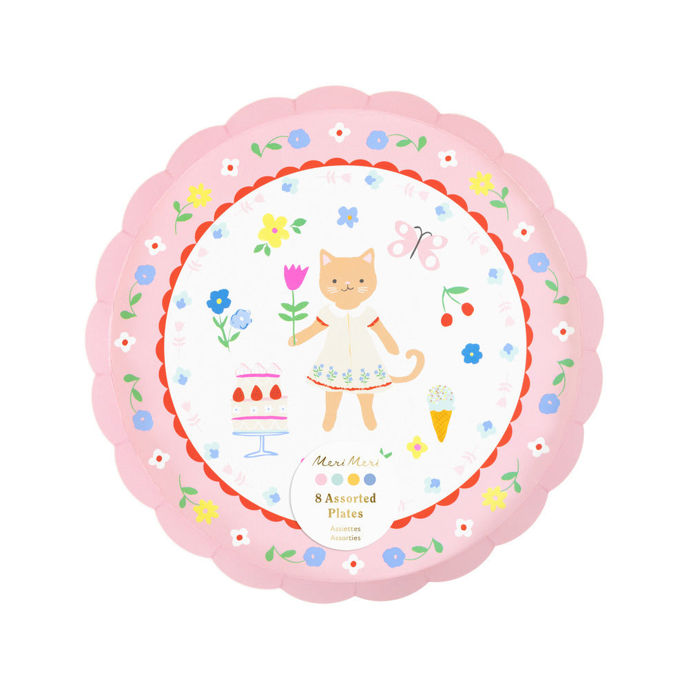 Meri Meri Paper Plates, Kitten Club