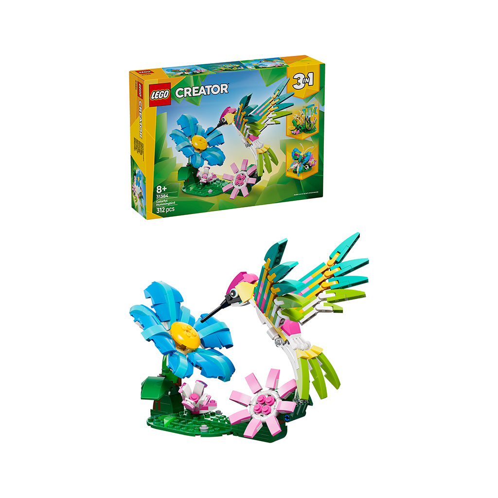 LEGO® Creator 3-in-1, Wild Animals: Colorful Hummingbird
