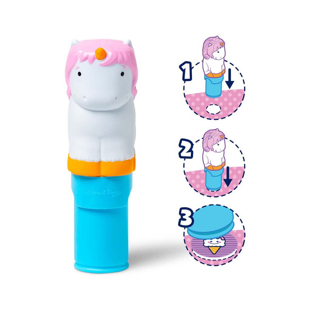 Melissa & Doug Wow! Activity Pad, Create-Your-Own Stickers - Unicorn
