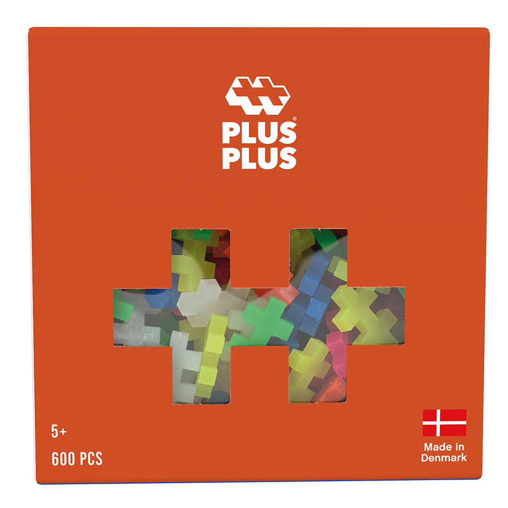 Plus-Plus Neon Color Mix, 600 Pieces