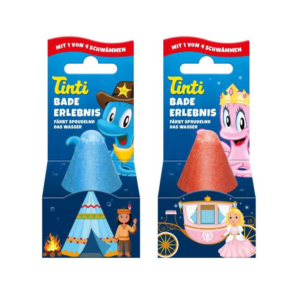 Tinti badebombe, Tryllekugle, Ass. farver