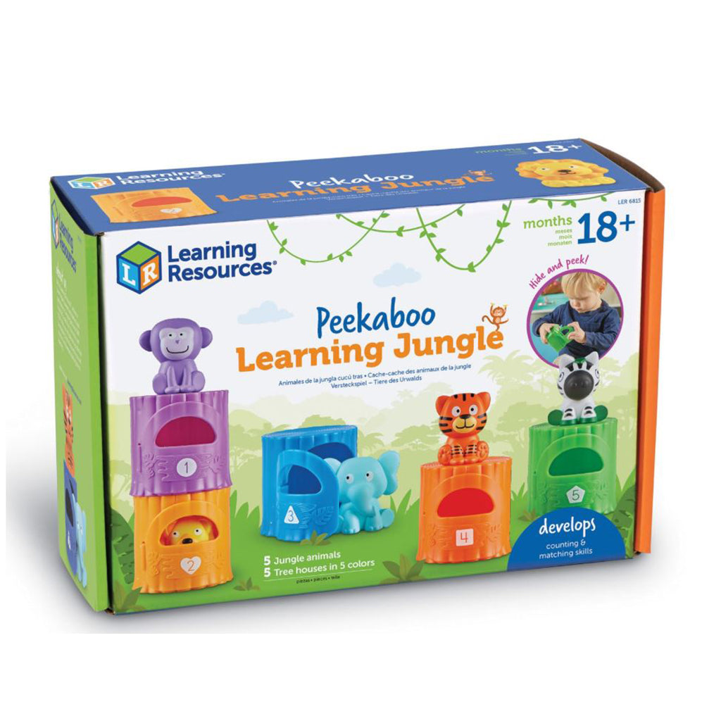 Learn About Numbers and Colors – Activity Set Featuring Jungle Animals