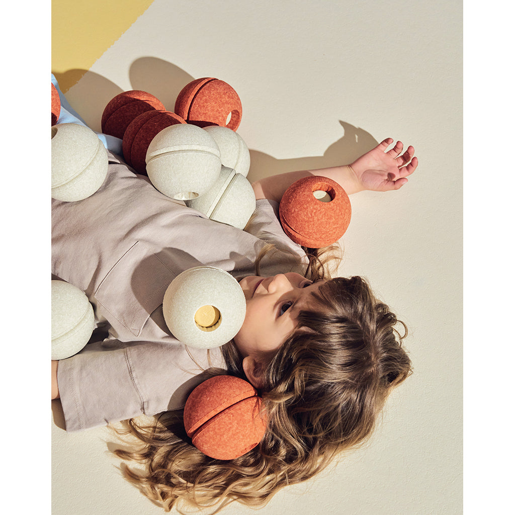Modu Foam Ball, Sand Grey/Honey Yellow