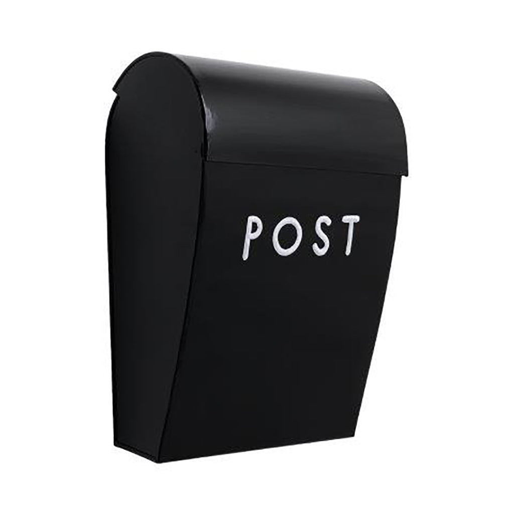 Bruka Design postkasse m lås, Sort