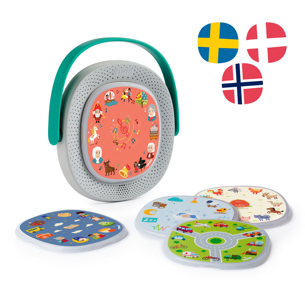 TIMIO Skandinavien startpakke m. kabel til opladning