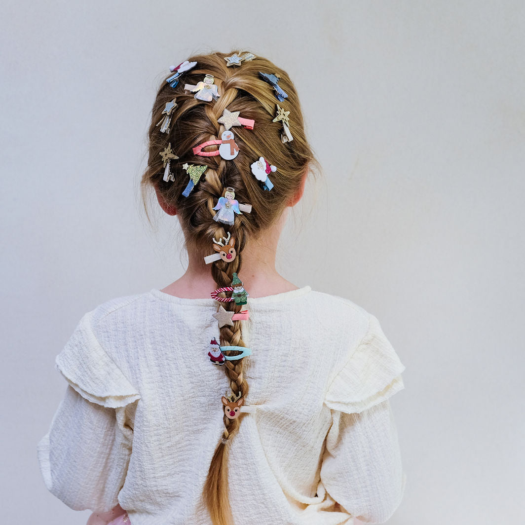 Mimi & Lula 8 Hair Clips - Christmas