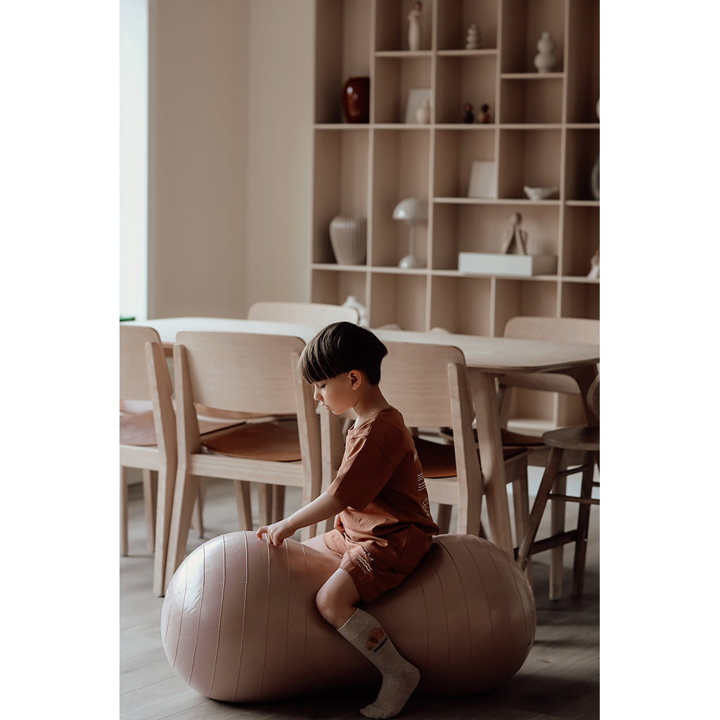 Find that Hippo Peanut-Shaped Balance Ball, Dark Grey