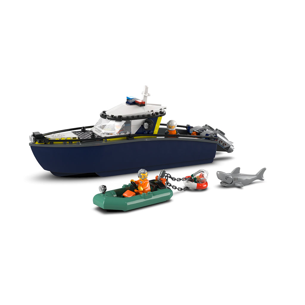 LEGO® City Police, Politibåd på forbryderjagt