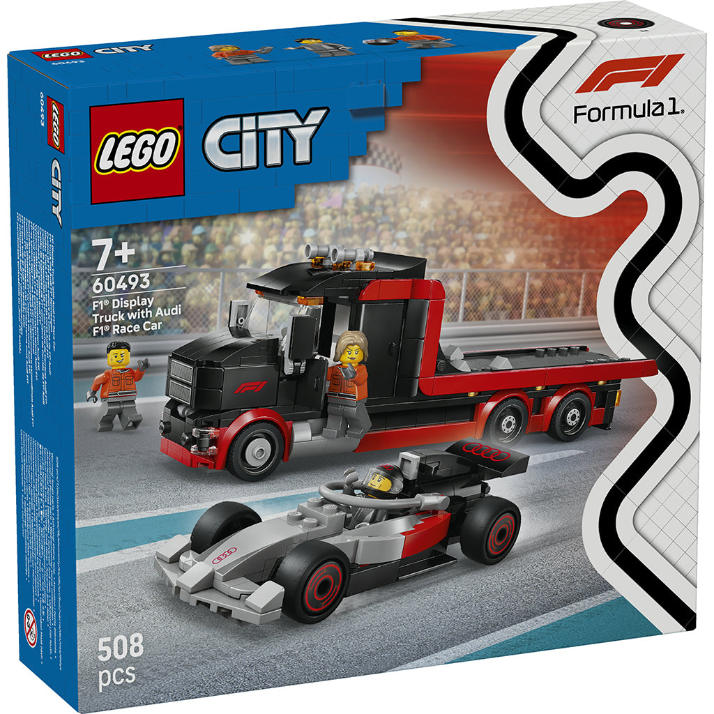 LEGO® City F1®-udstillingstruck med Audi F1®-racerbil